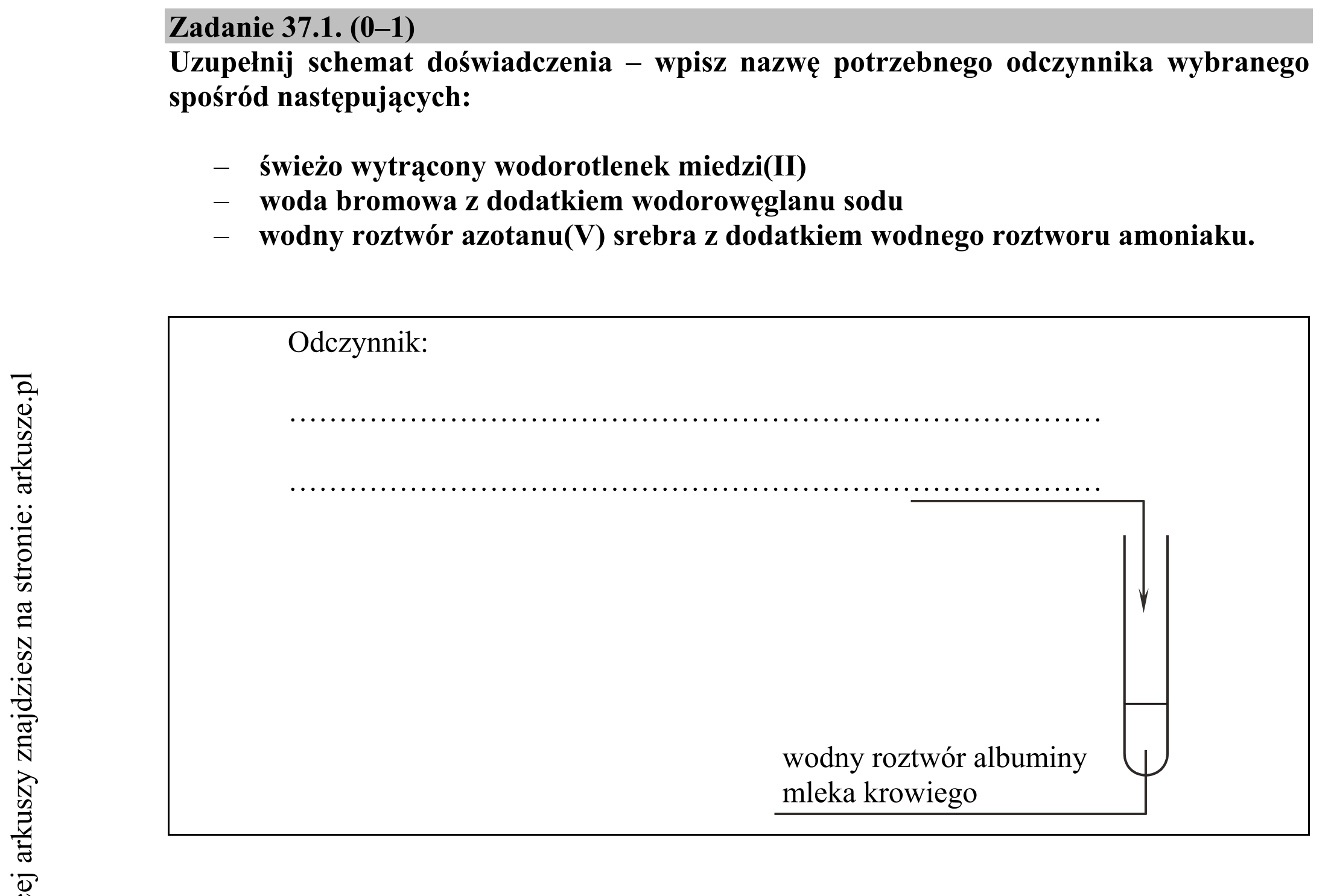 Matura dodatkowa, czerwiec 2015, zadanie 37.1