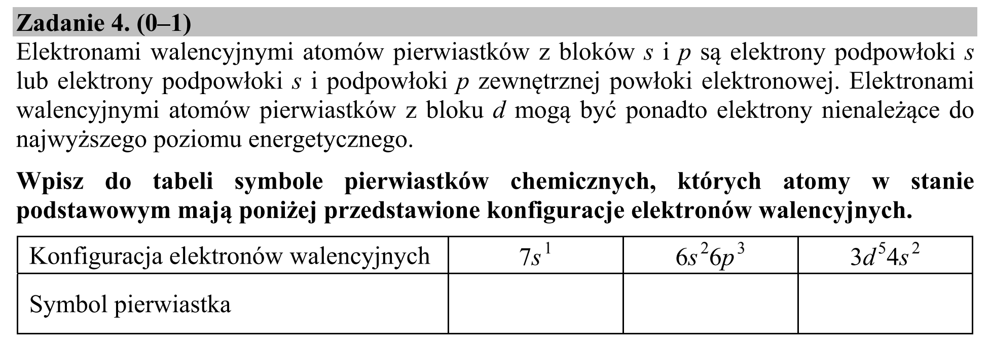 Matura dodatkowa, czerwiec 2015, podgląd zadania 4