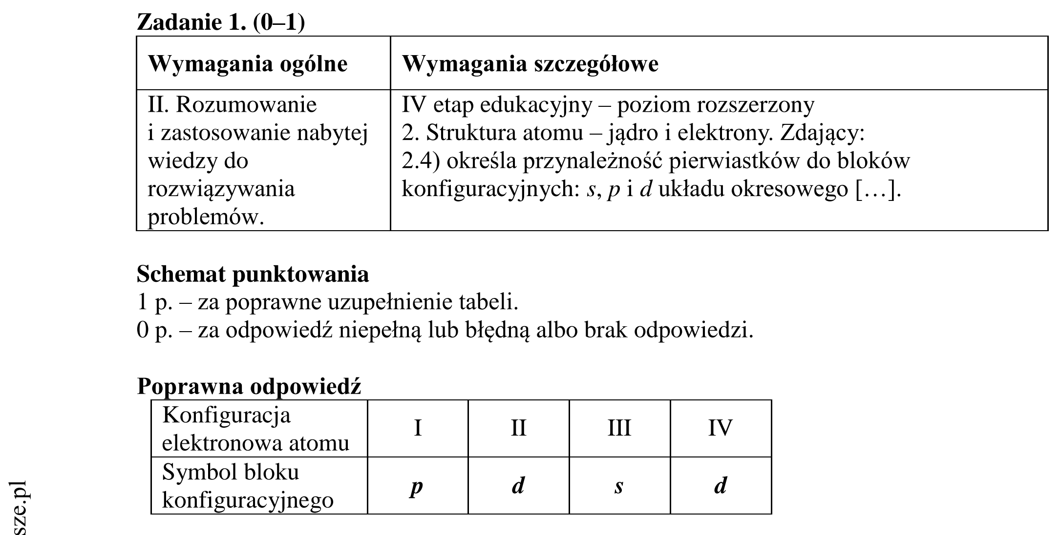 Matura dodatkowa, czerwiec 2016, odpowiedź do zadania 1