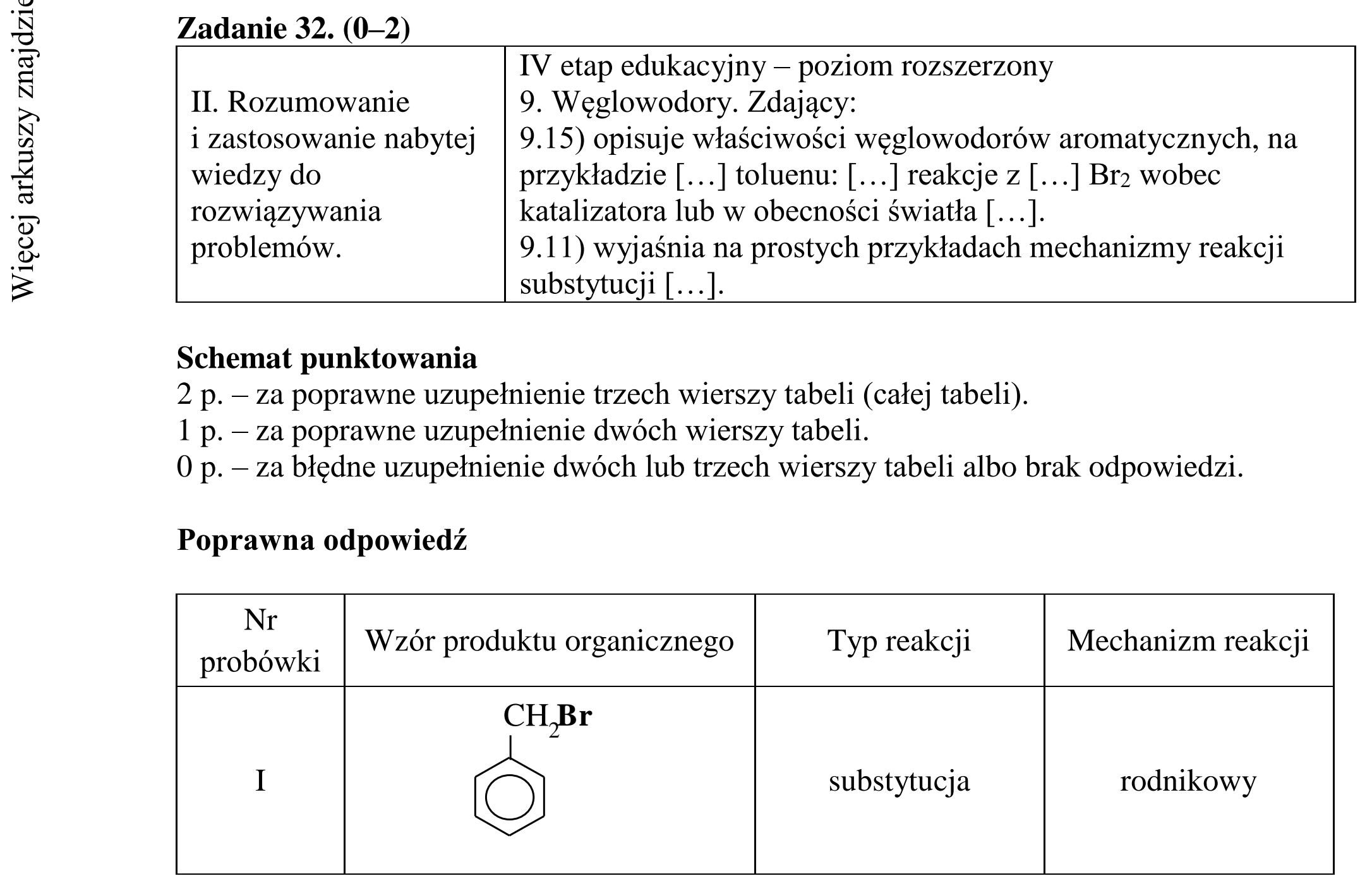 Matura dodatkowa, czerwiec 2016, odpowiedź do zadania 32, fragment 1