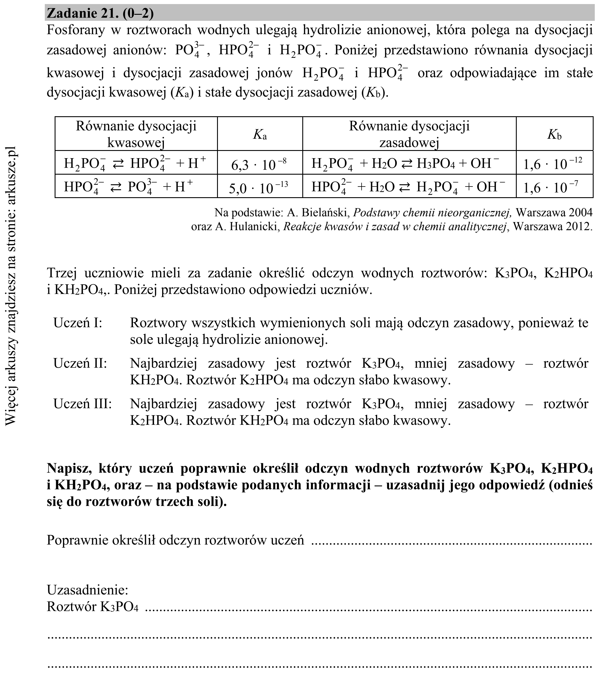 Matura dodatkowa, czerwiec 2016, zadanie 21, fragment 1