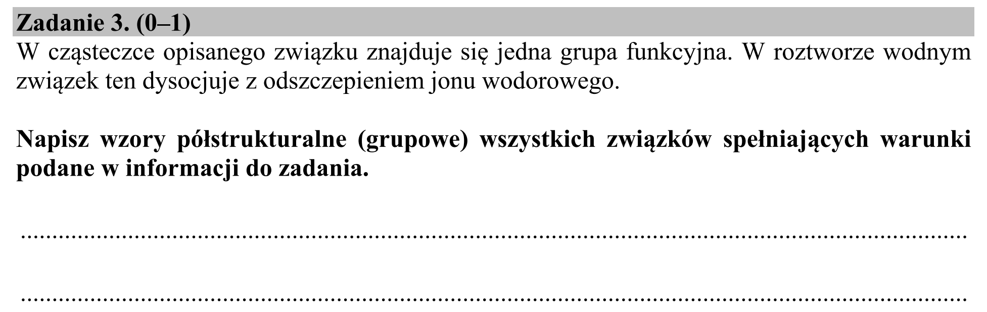 Matura dodatkowa, czerwiec 2016, zadanie 3