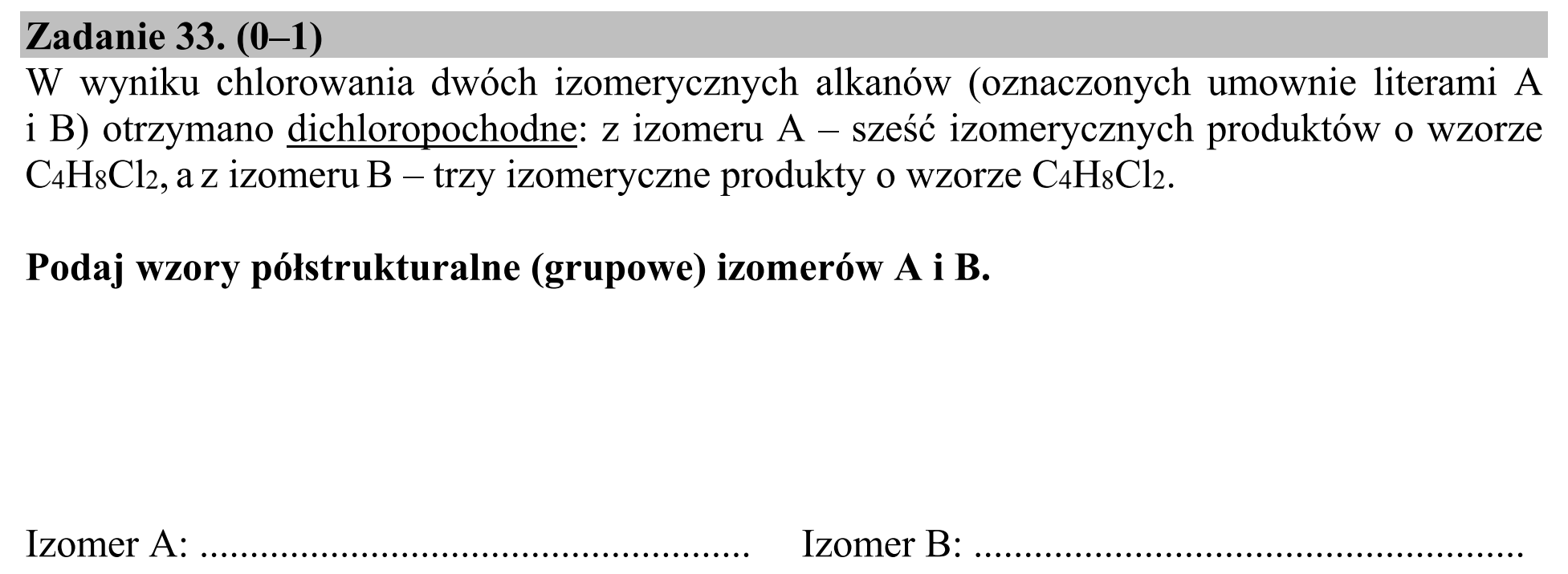Matura dodatkowa, czerwiec 2016, podgląd zadania 33, fragment 1