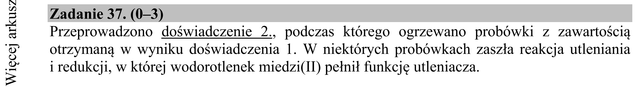 Matura dodatkowa, czerwiec 2016, wstęp zadania 37