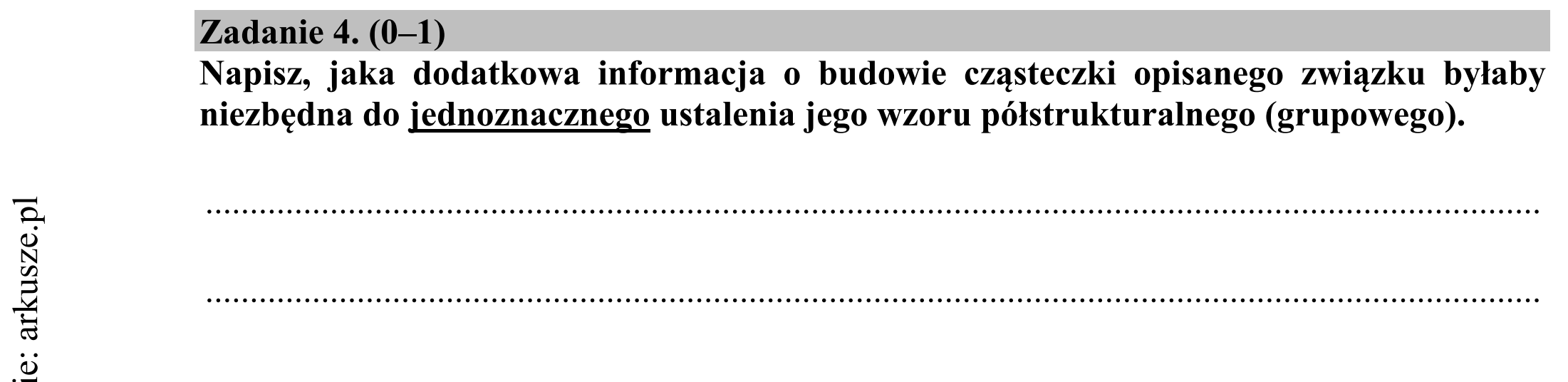 Matura dodatkowa, czerwiec 2016, zadanie 4