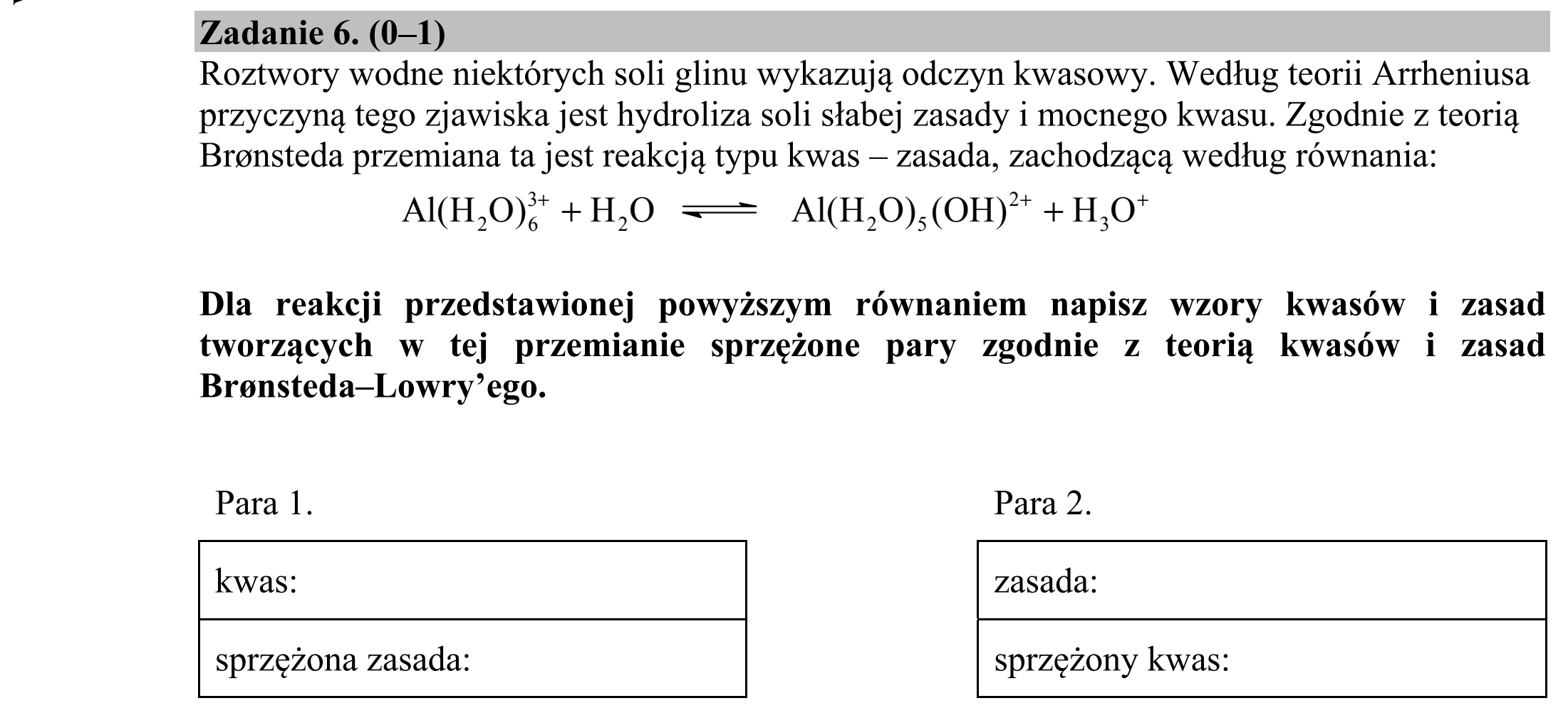 Matura dodatkowa, czerwiec 2016, zadanie 6