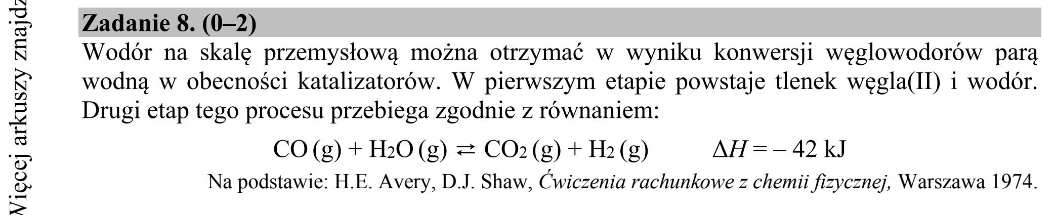 Matura dodatkowa, czerwiec 2016, wstęp zadania 8