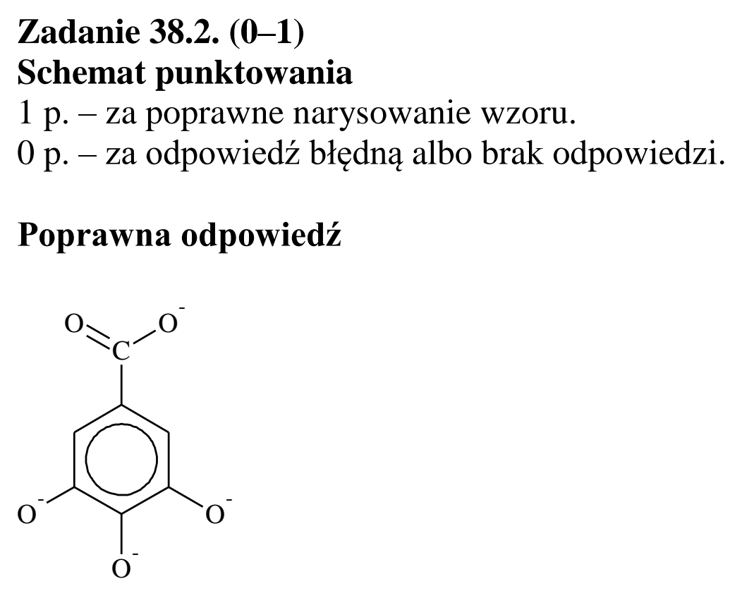 Matura dodatkowa, czerwiec 2017, odpowiedź do zadania 38.2