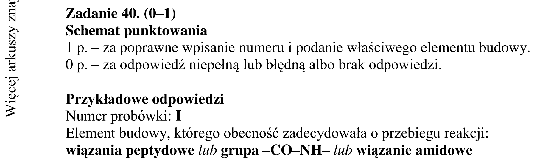 Matura dodatkowa, czerwiec 2017, odpowiedź do zadania 40