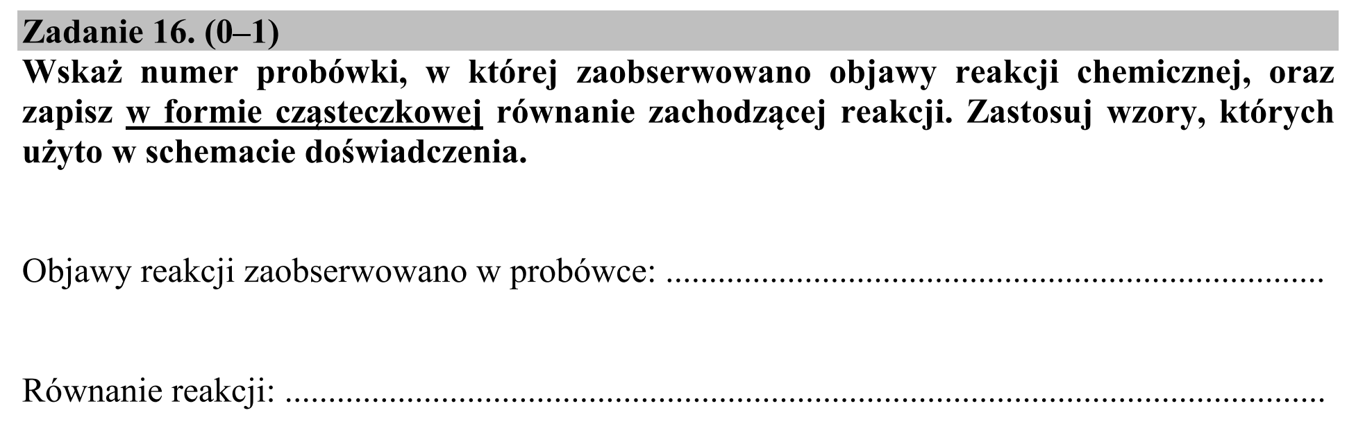 Matura dodatkowa, czerwiec 2017, zadanie 16