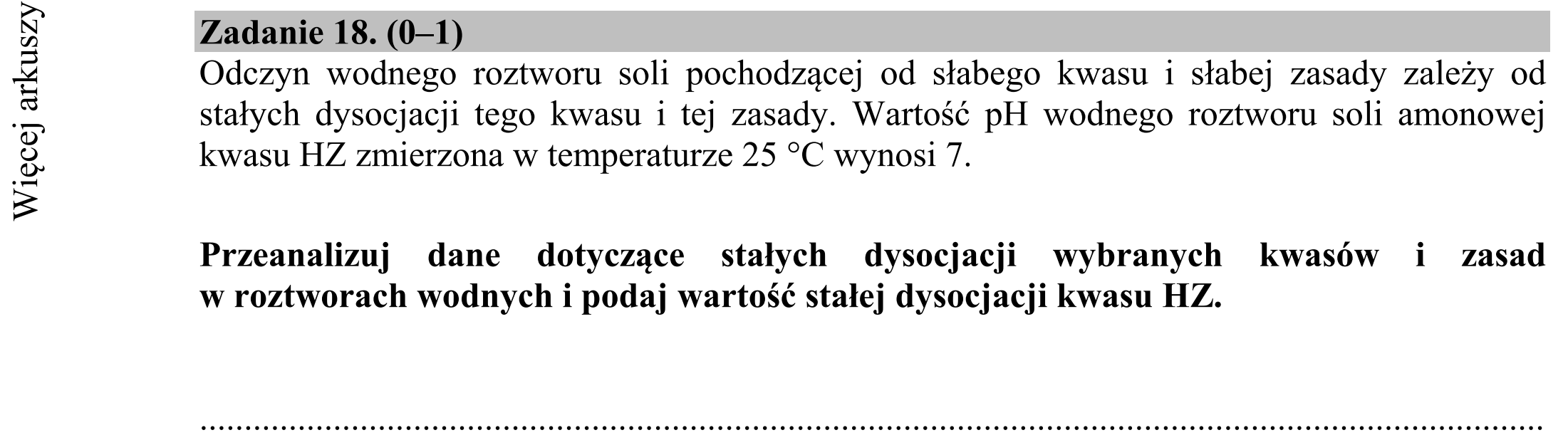Matura dodatkowa, czerwiec 2017, zadanie 18