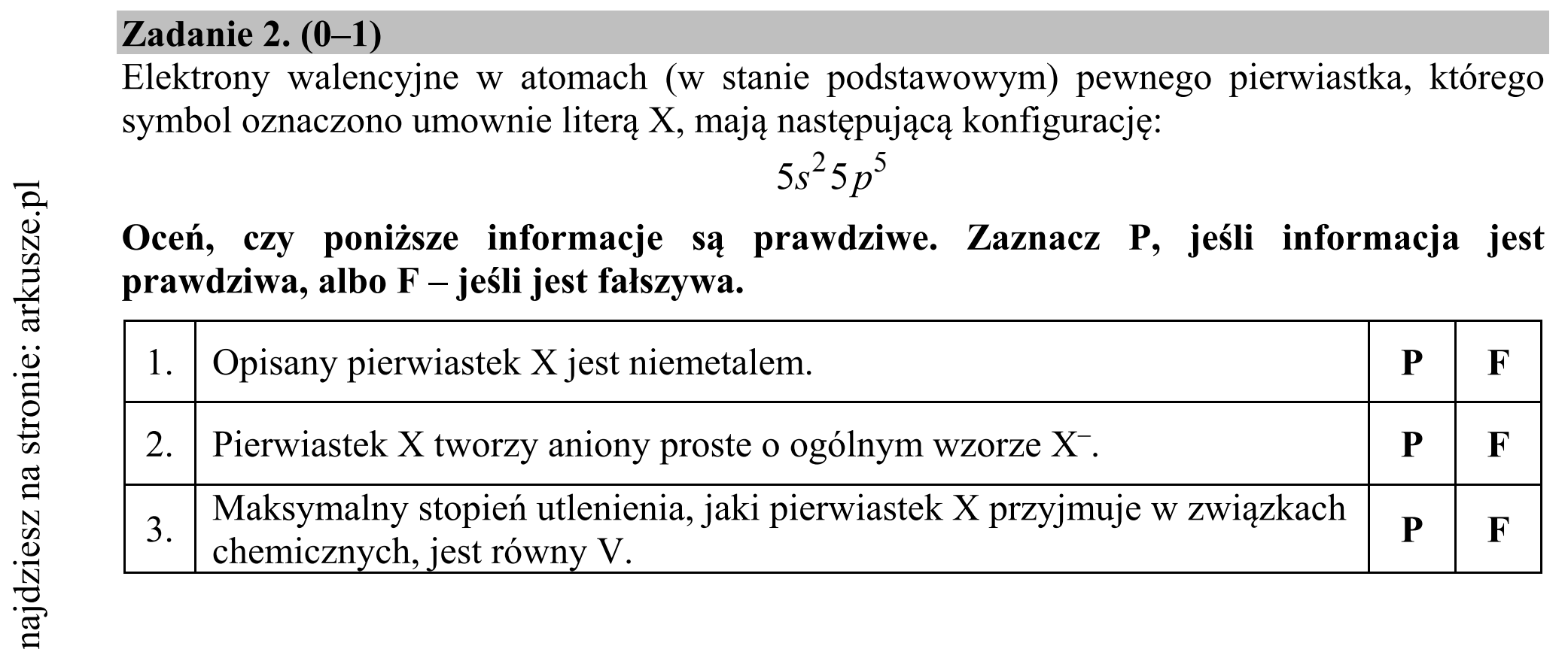 Matura dodatkowa, czerwiec 2017, zadanie 2