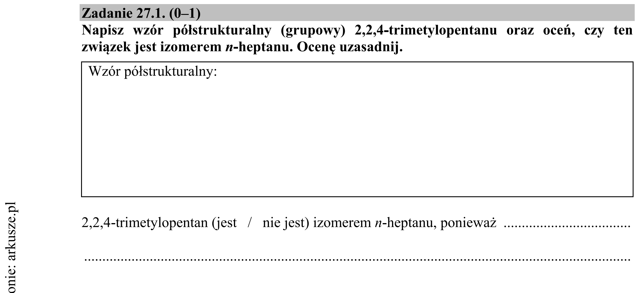 Matura dodatkowa, czerwiec 2017, zadanie 27.1