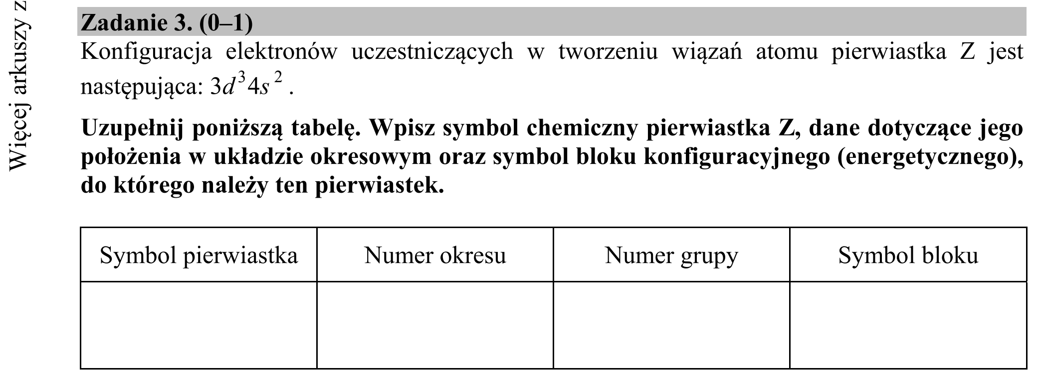 Matura dodatkowa, czerwiec 2017, zadanie 3