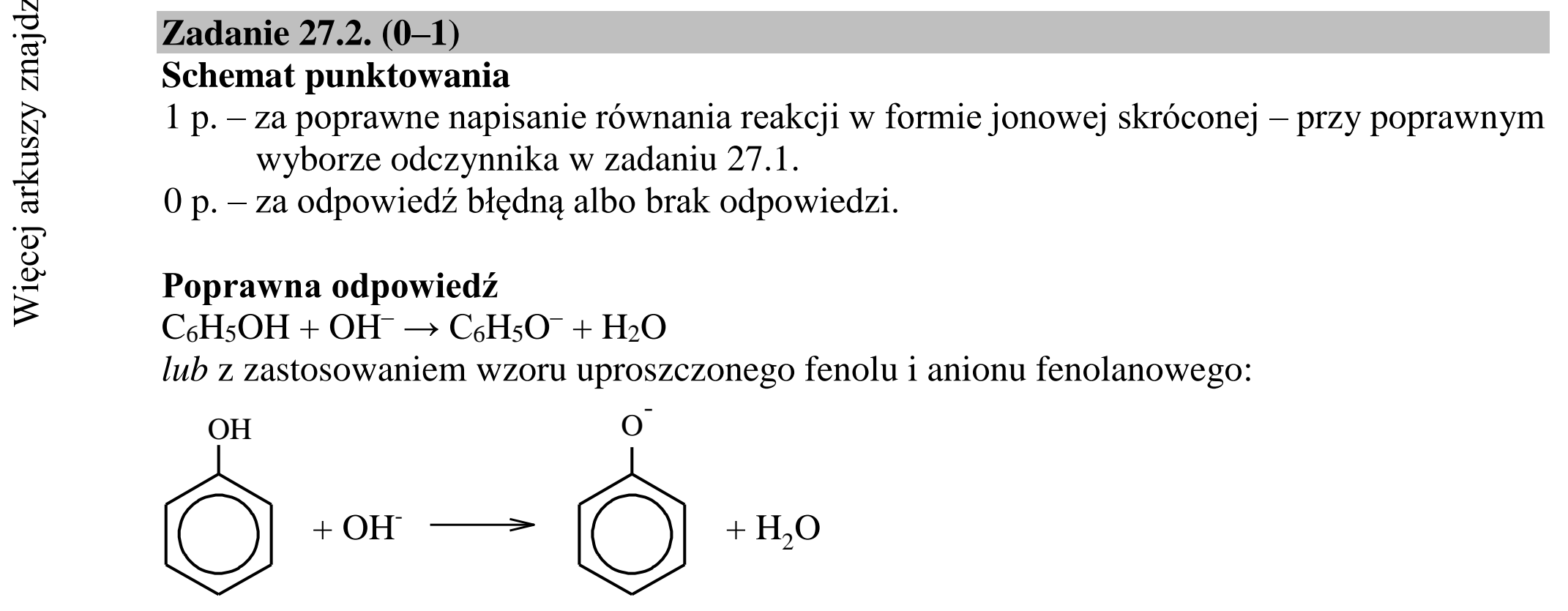 Matura dodatkowa, czerwiec 2018, odpowiedź do zadania 27.2