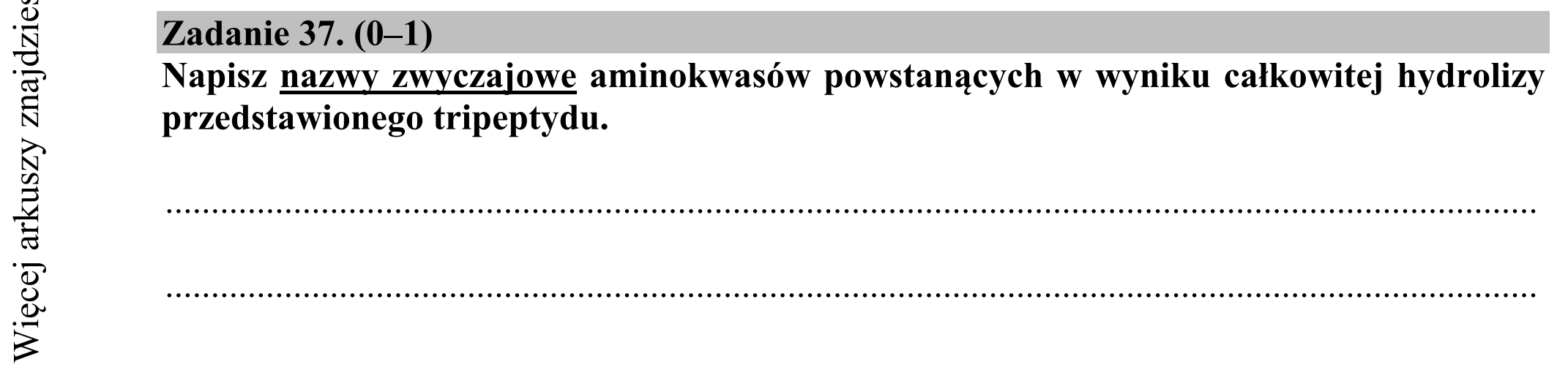 Matura dodatkowa, czerwiec 2018, zadanie 37