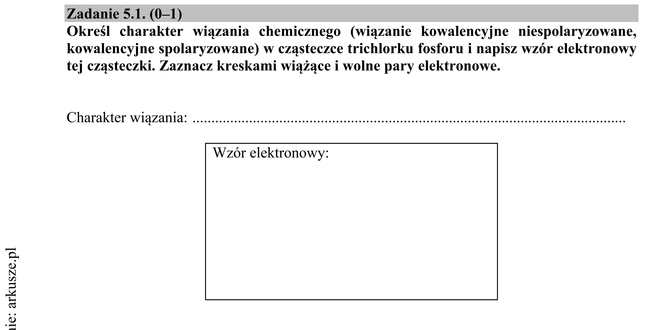 Matura dodatkowa, czerwiec 2018, zadanie 5.1
