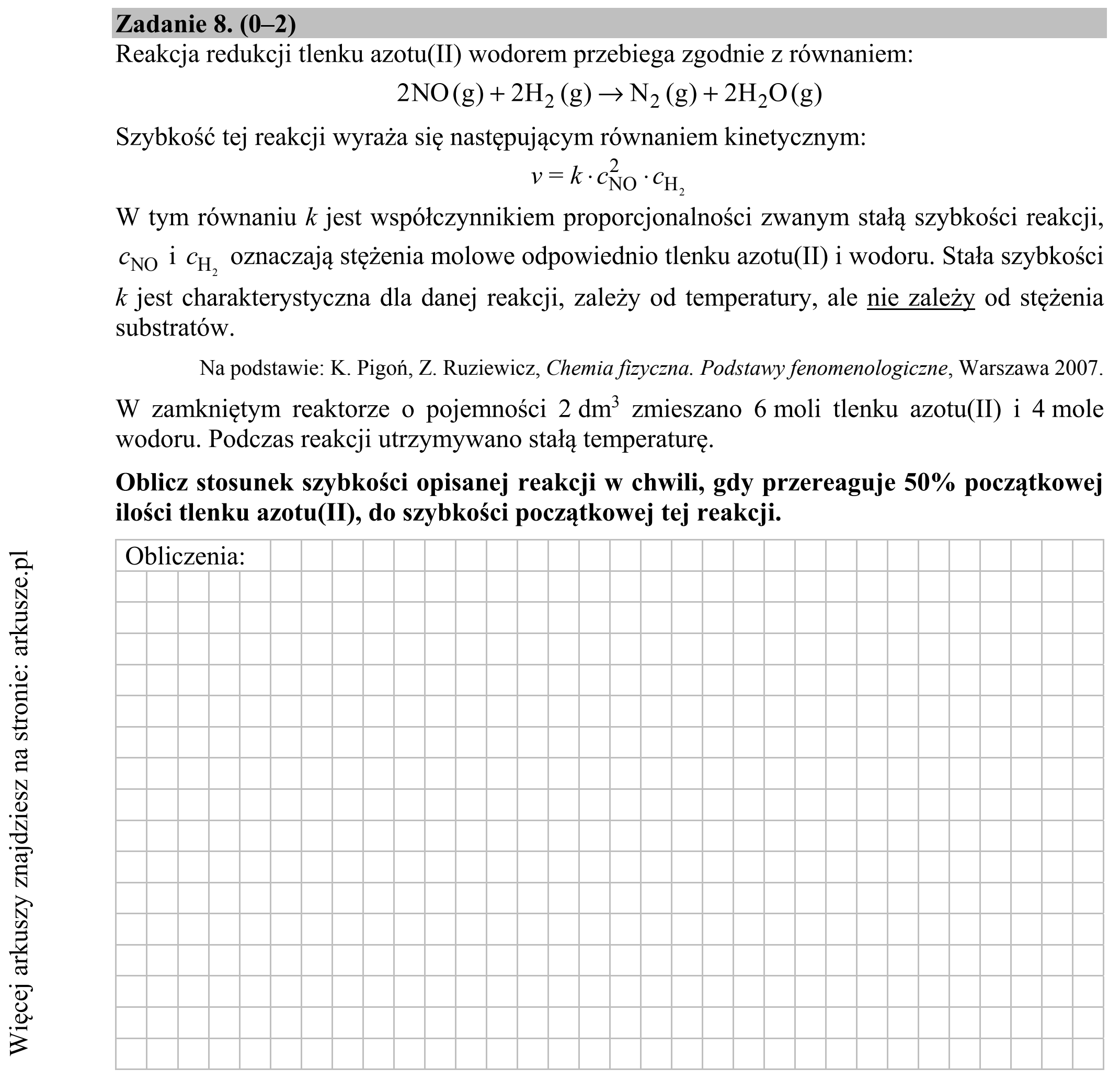 Matura dodatkowa, czerwiec 2018, zadanie 8
