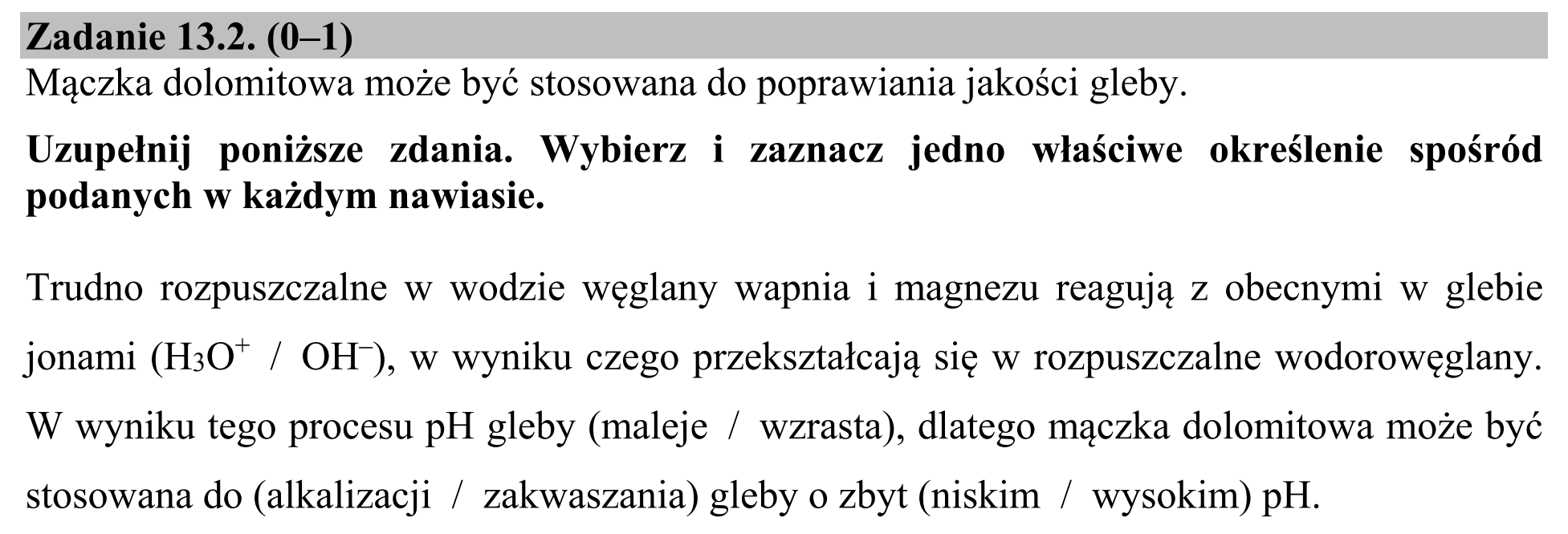 Matura dodatkowa, czerwiec 2019, zadanie 13.2