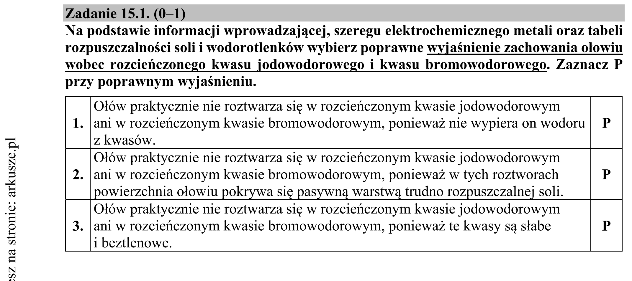 Matura dodatkowa, czerwiec 2019, zadanie 15.1
