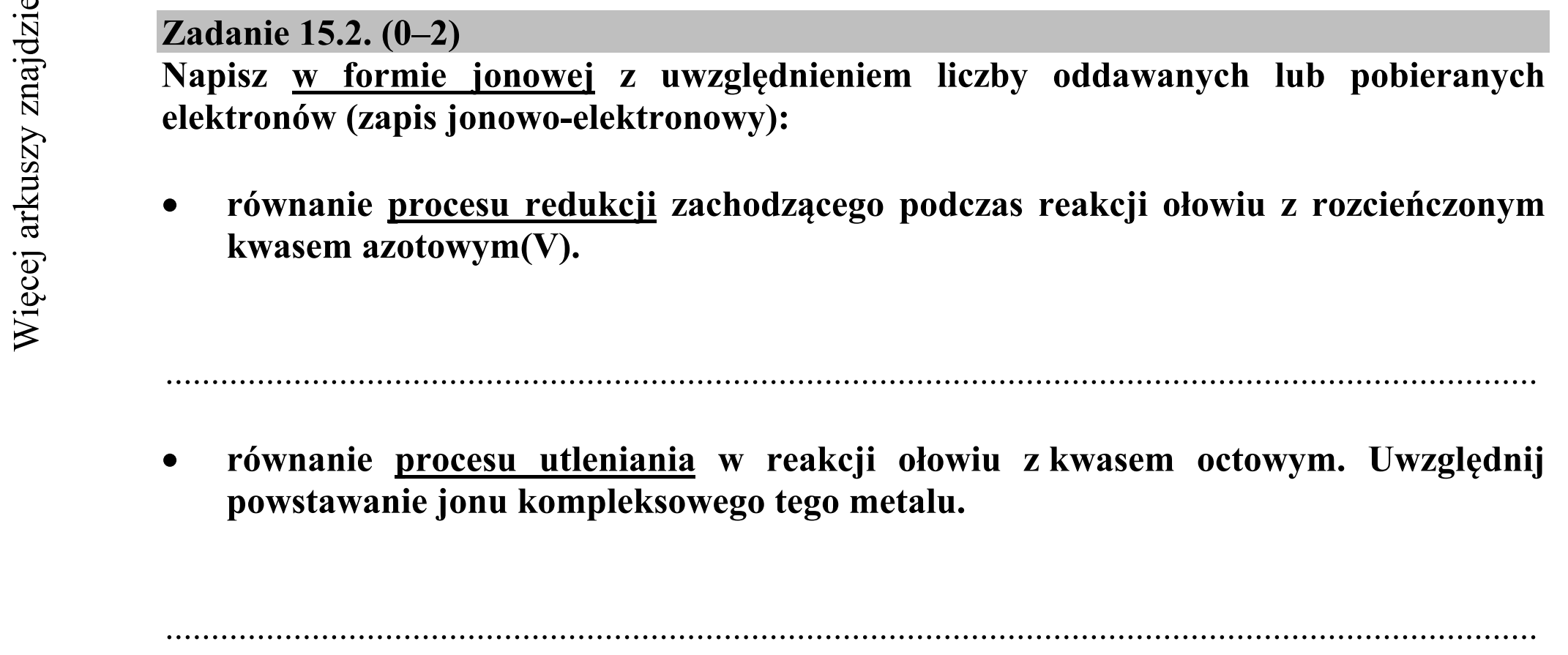 Matura dodatkowa, czerwiec 2019, zadanie 15.2