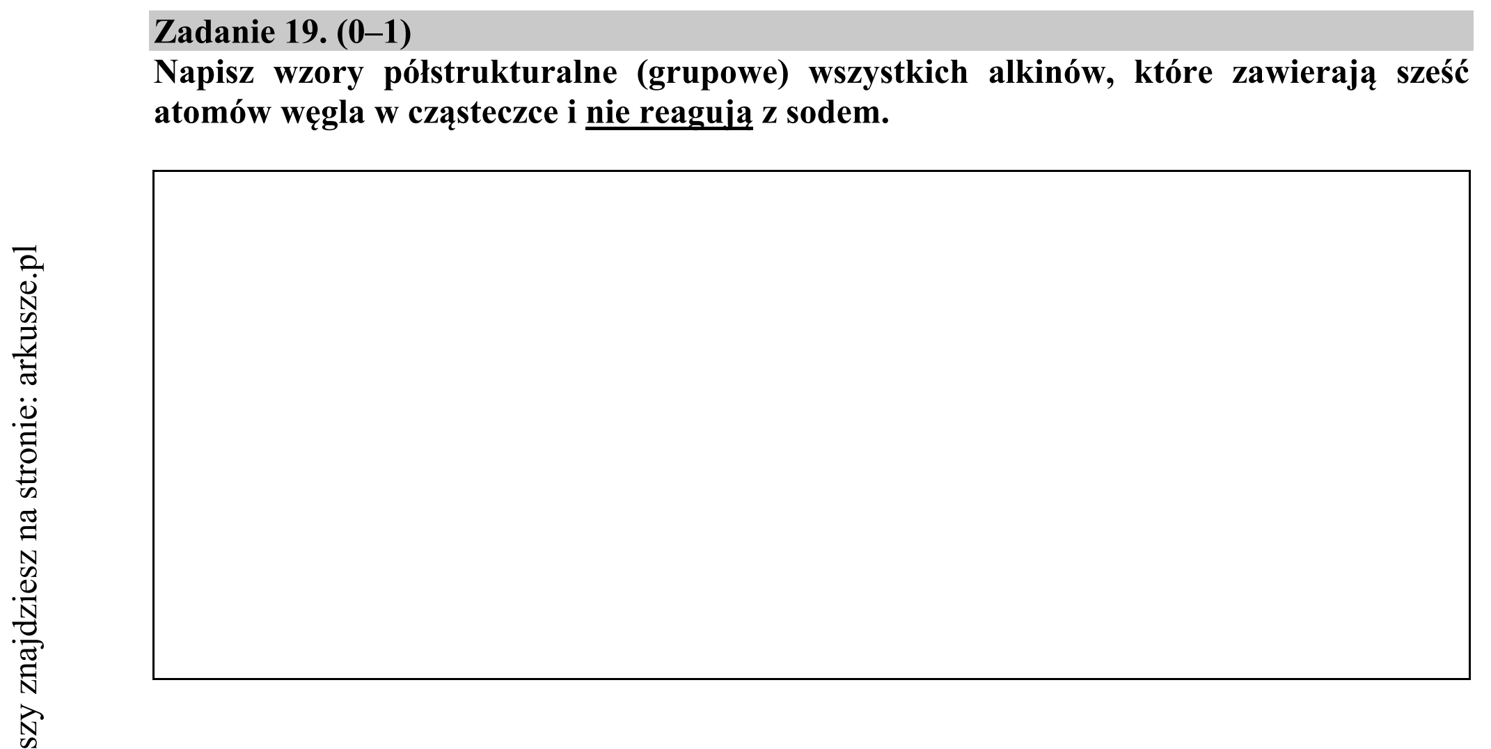 Matura dodatkowa, czerwiec 2019, zadanie 19