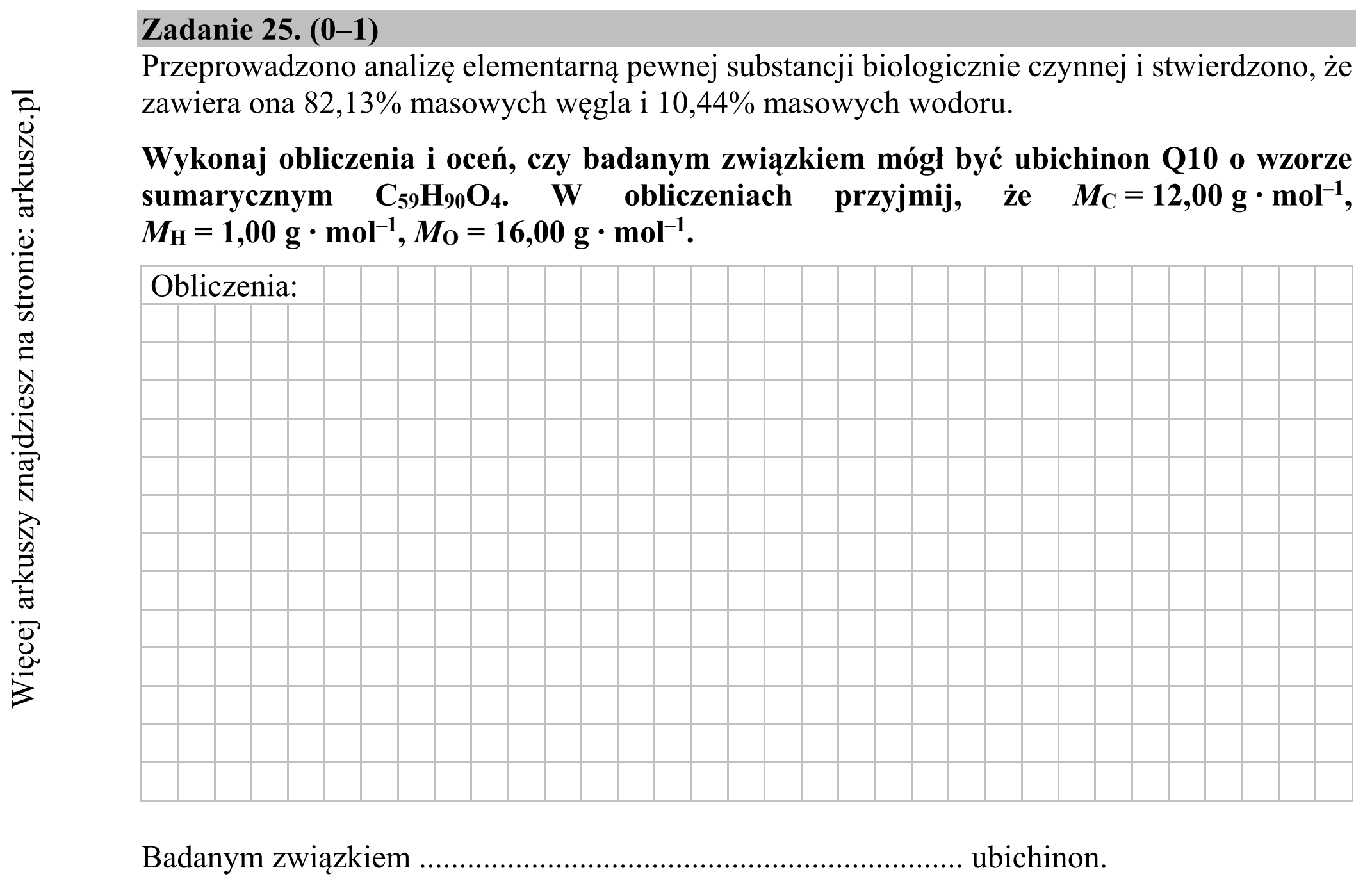 Matura dodatkowa, czerwiec 2019, zadanie 25