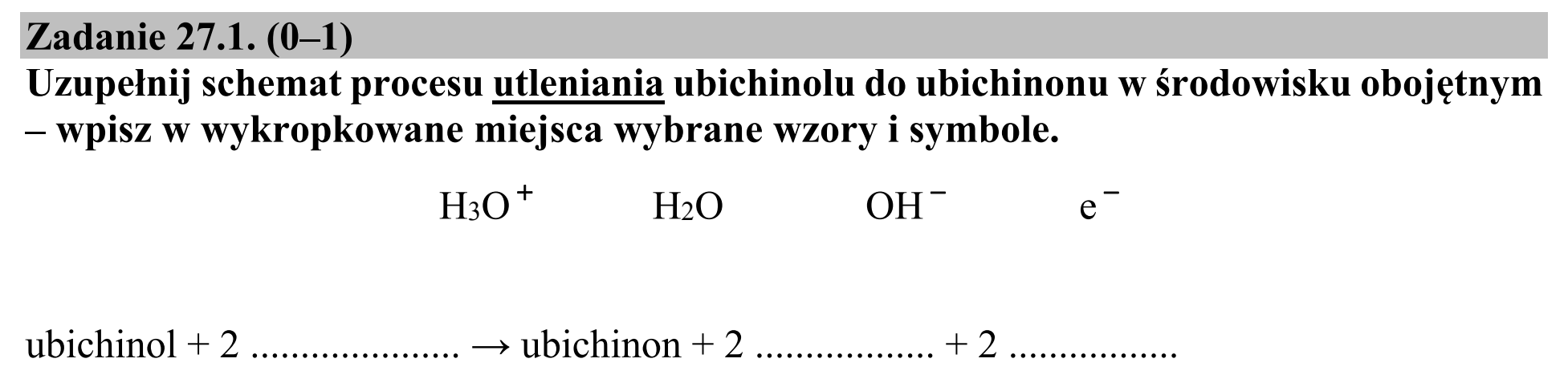 Matura dodatkowa, czerwiec 2019, zadanie 27.1