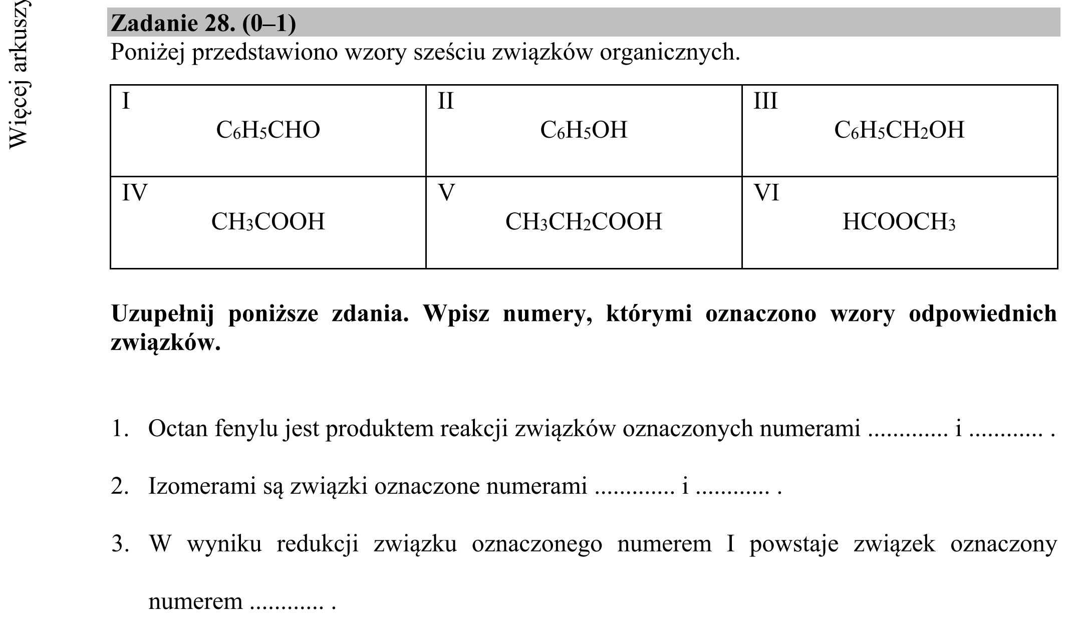 Matura dodatkowa, czerwiec 2019, zadanie 28