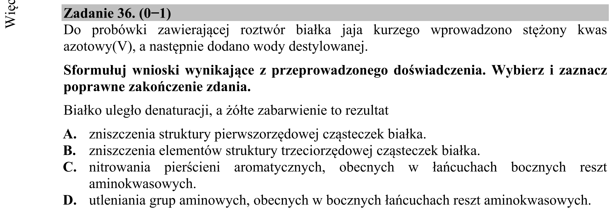 Matura dodatkowa, czerwiec 2019, zadanie 36