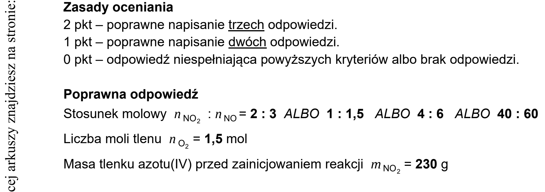 Matura dodatkowa, czerwiec 2021, odpowiedź do zadania 10
