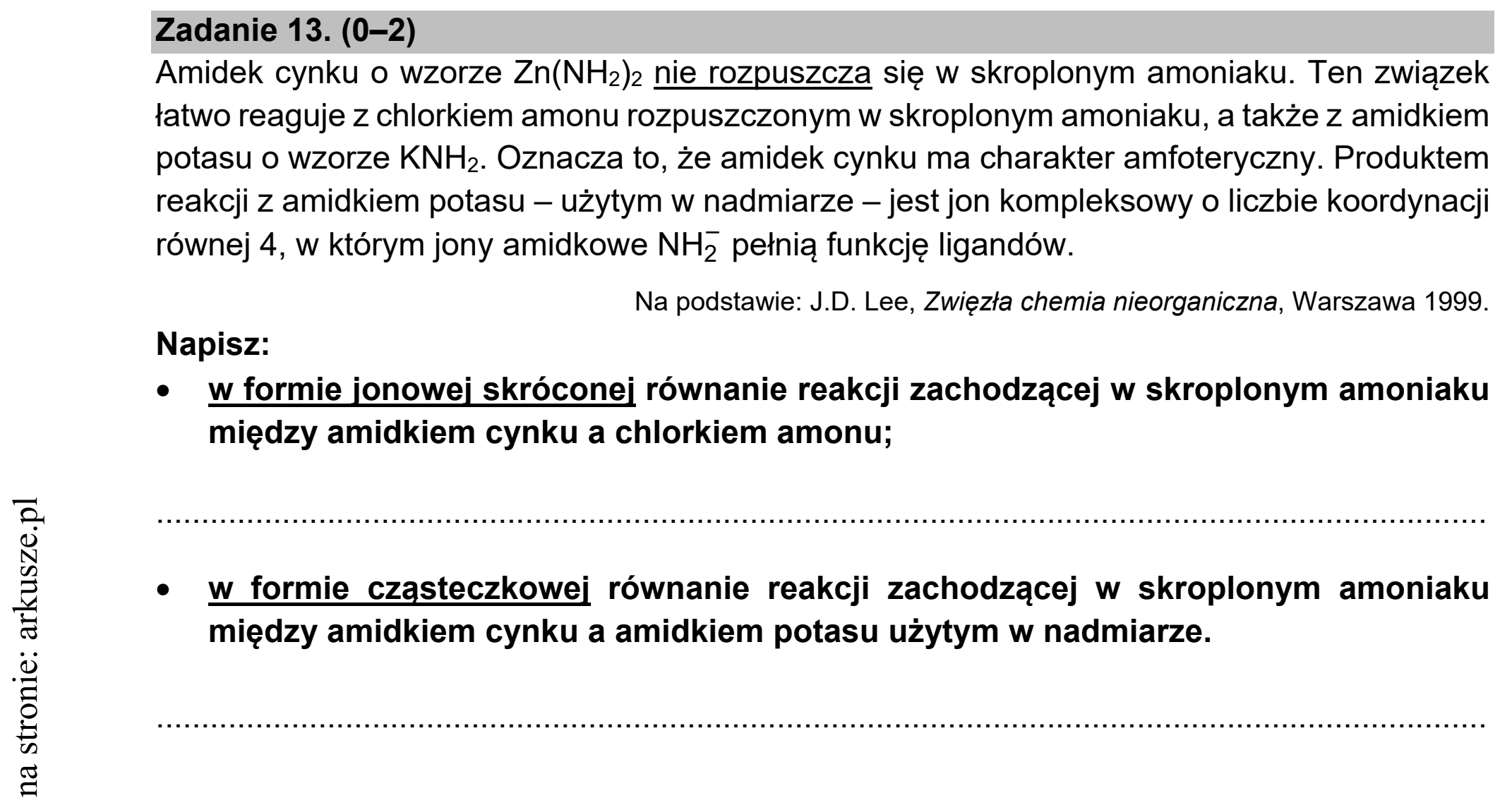 Matura dodatkowa, czerwiec 2021, zadanie 13