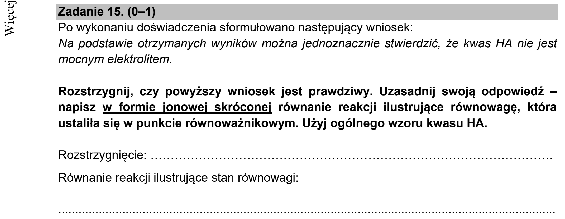 Matura dodatkowa, czerwiec 2021, podgląd zadania 15