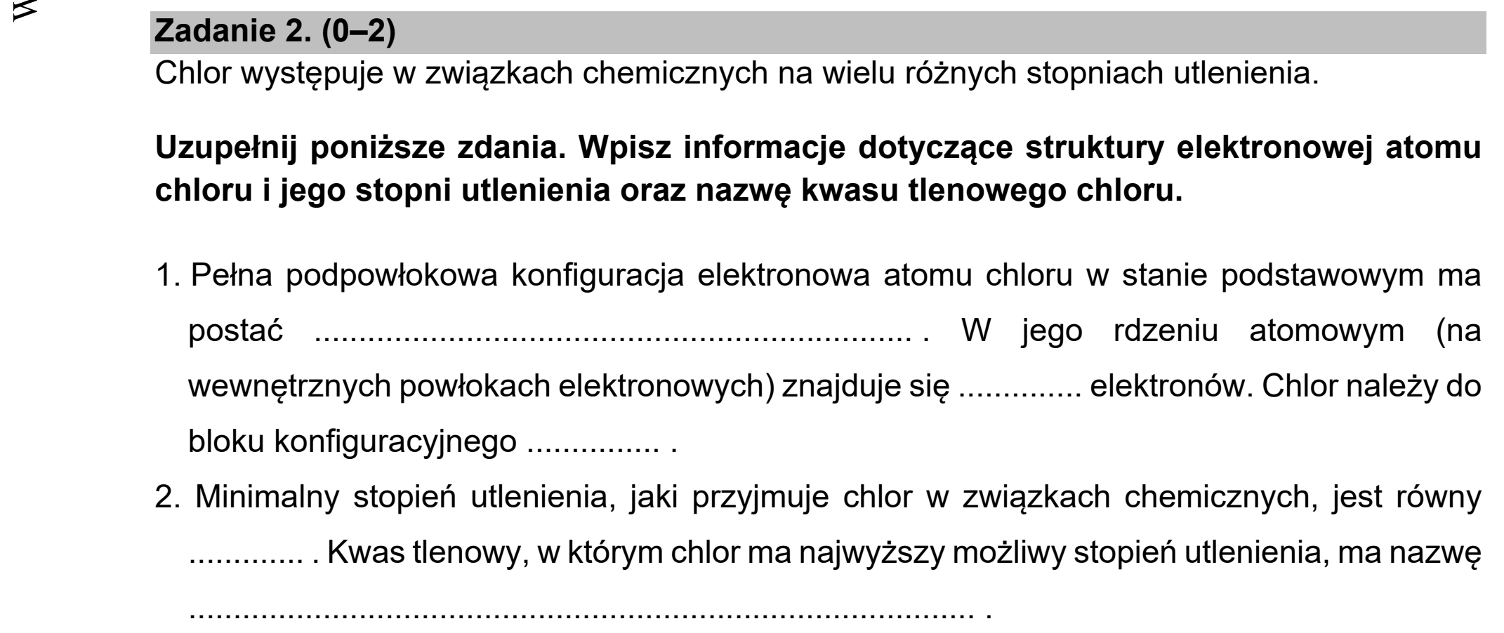 Matura dodatkowa, czerwiec 2021, zadanie 2