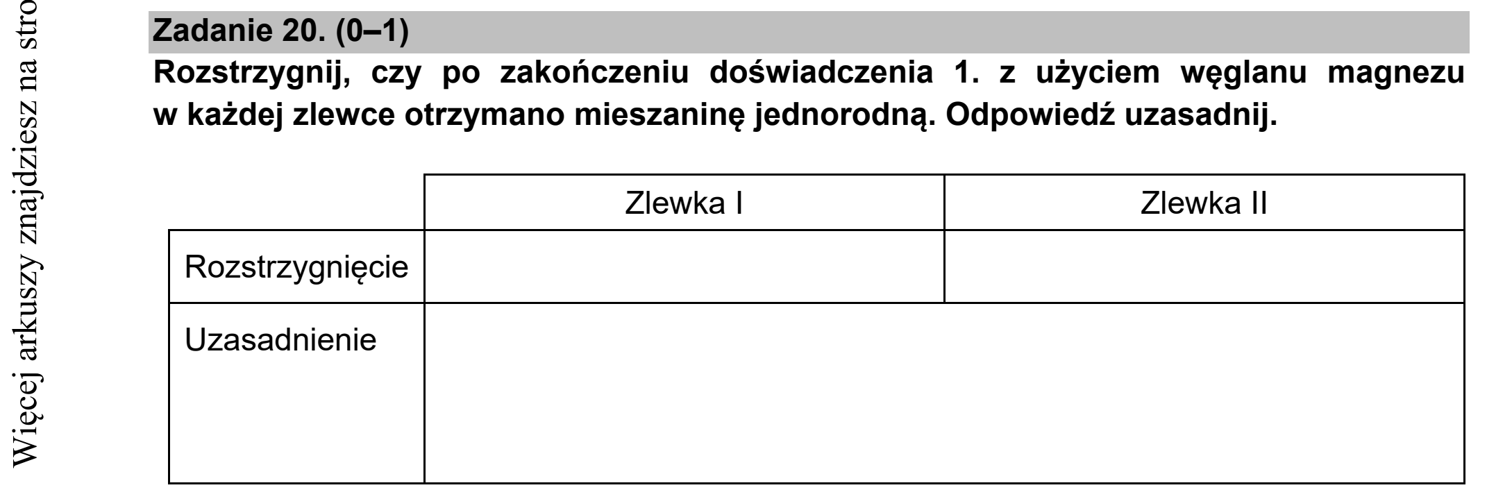 Matura dodatkowa, czerwiec 2021, podgląd zadania 20