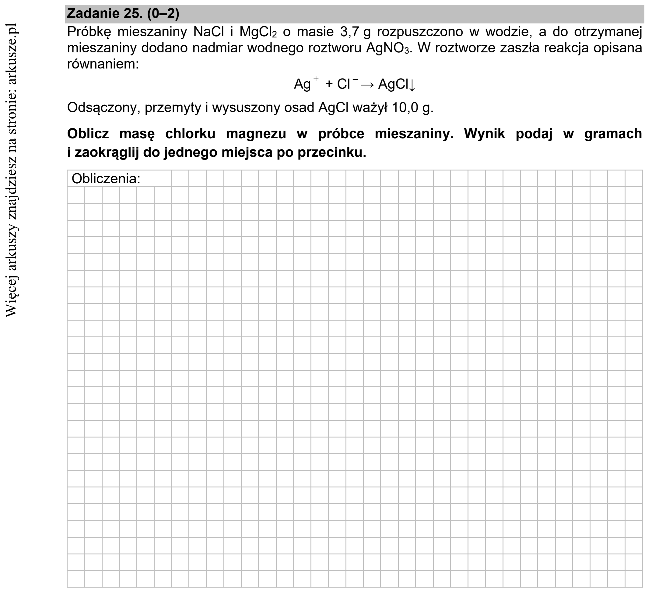 Matura dodatkowa, czerwiec 2021, zadanie 25