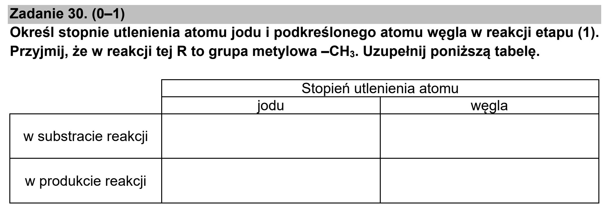 Matura dodatkowa, czerwiec 2021, podgląd zadania 30