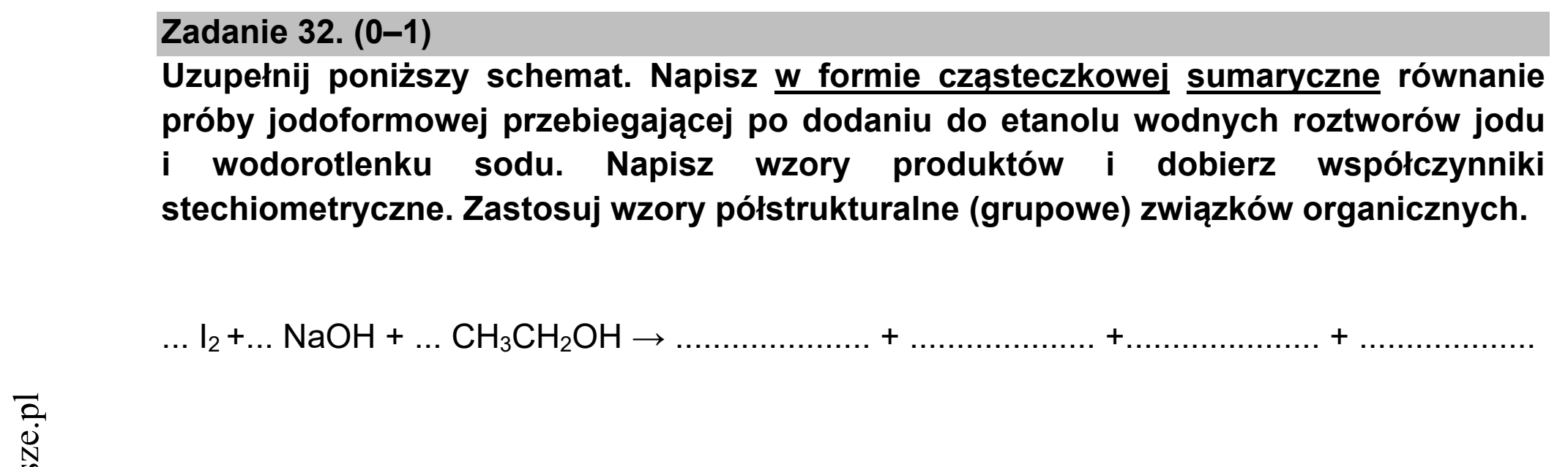 Matura dodatkowa, czerwiec 2021, podgląd zadania 32
