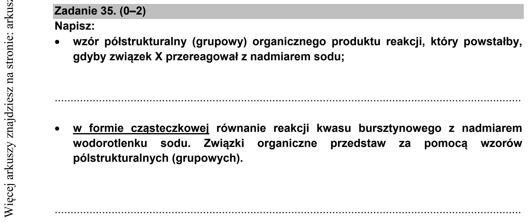 Matura dodatkowa, czerwiec 2021, zadanie 35