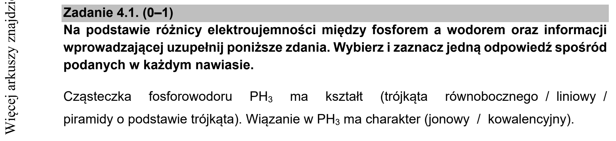 Matura dodatkowa, czerwiec 2021, zadanie 4.1