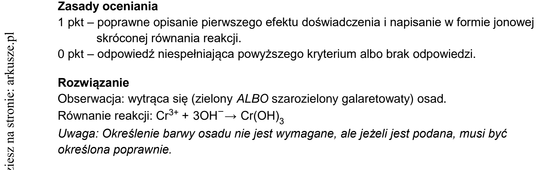 Matura dodatkowa, czerwiec 2022, odpowiedź do zadania 10.1