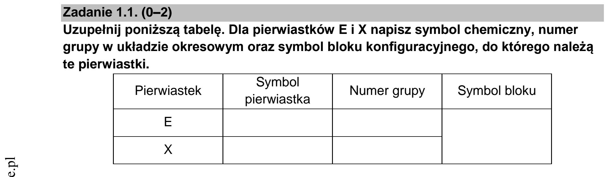 Matura dodatkowa, czerwiec 2022, zadanie 1.1