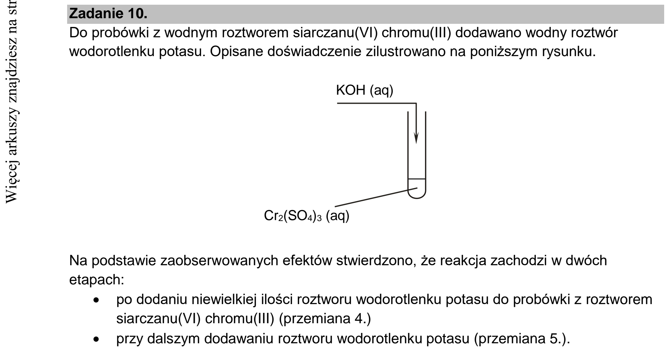Matura dodatkowa, czerwiec 2022, wstęp zadania 10