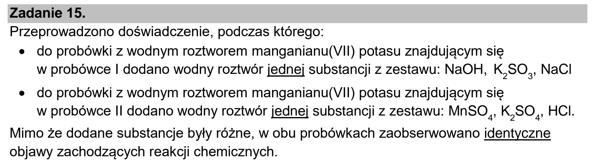 Matura dodatkowa, czerwiec 2022, wstęp zadania 15