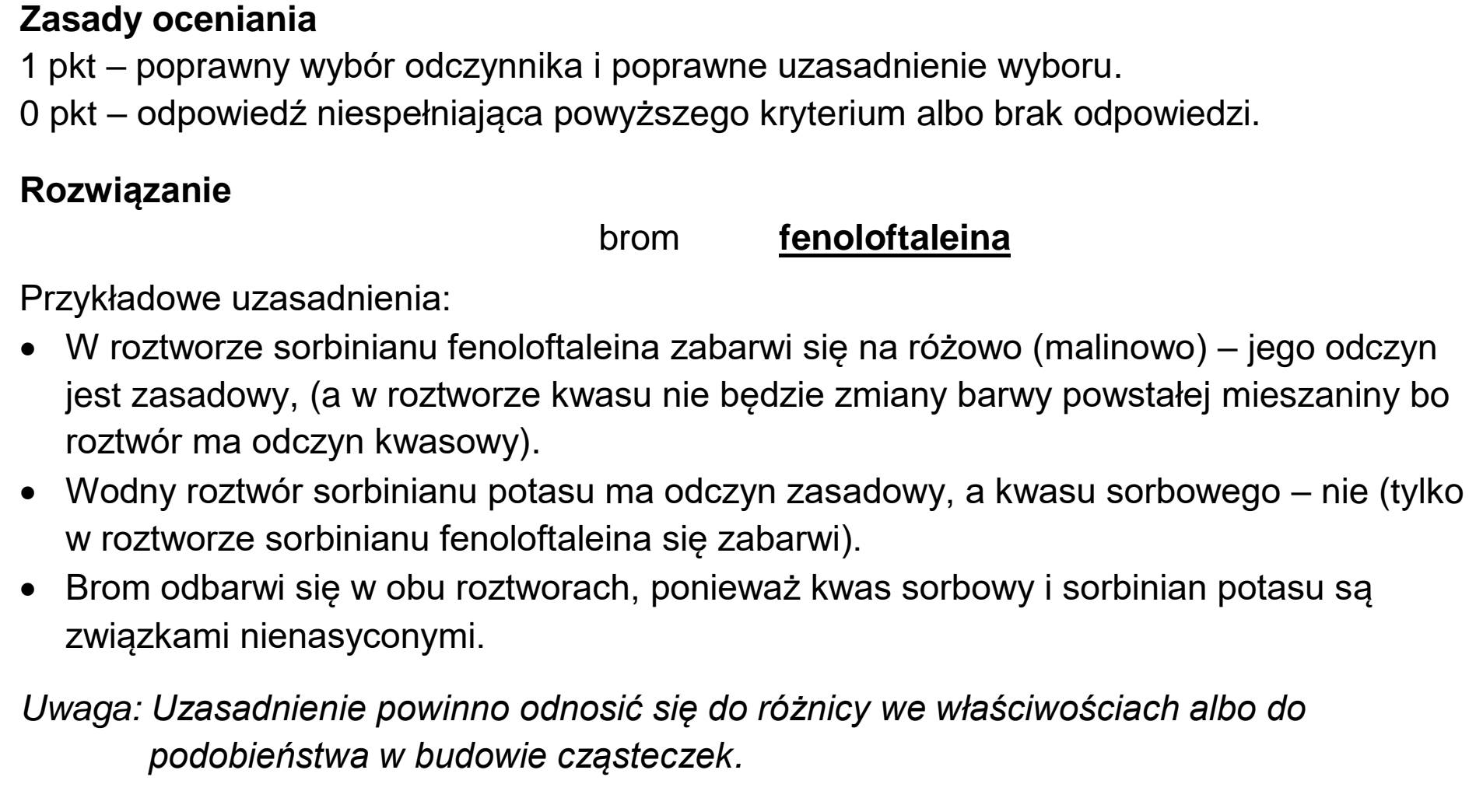 Matura dodatkowa, czerwiec 2023, odpowiedź do zadania 31