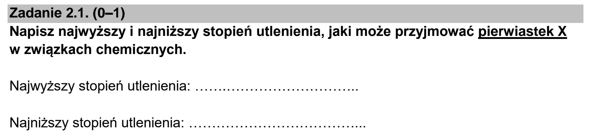 Matura dodatkowa, czerwiec 2023, zadanie 2.1