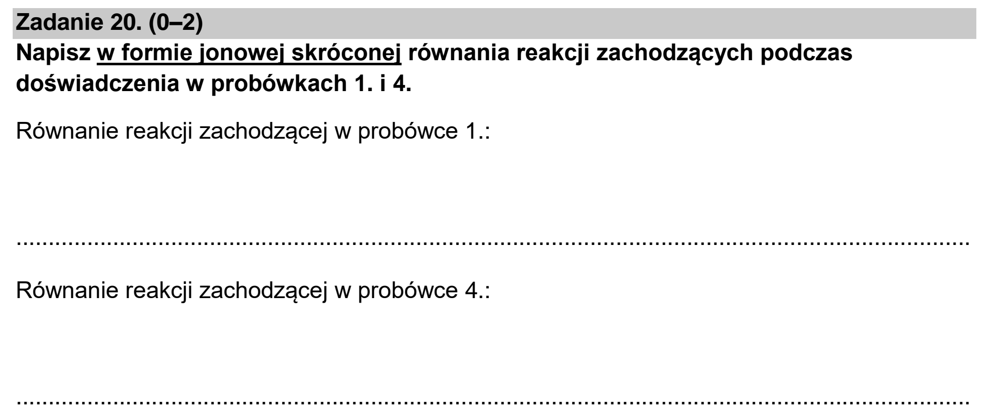 Matura dodatkowa, czerwiec 2023, zadanie 20