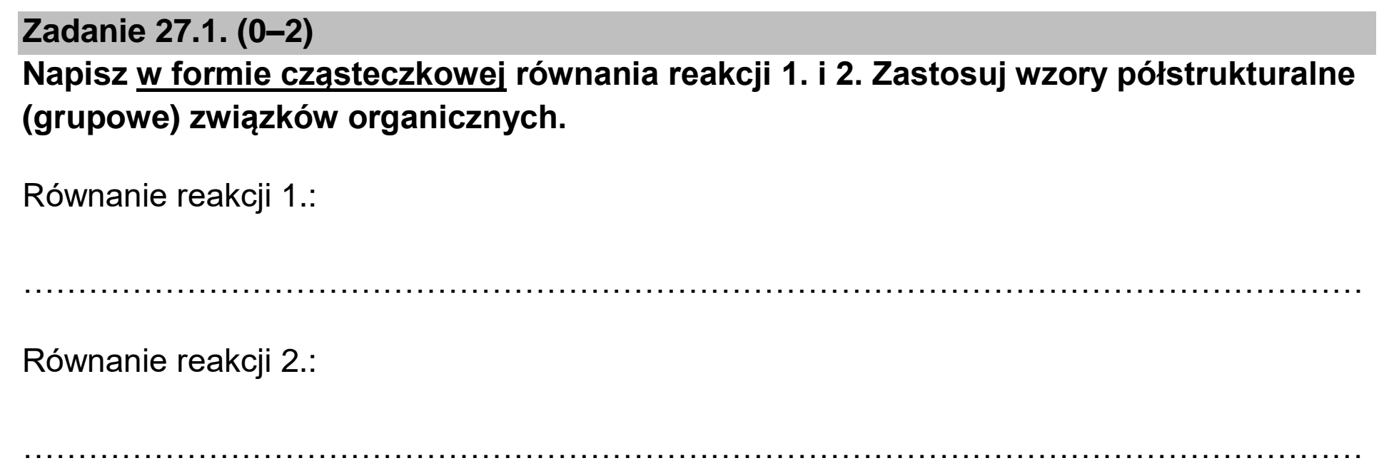 Matura dodatkowa, czerwiec 2023, zadanie 27.1
