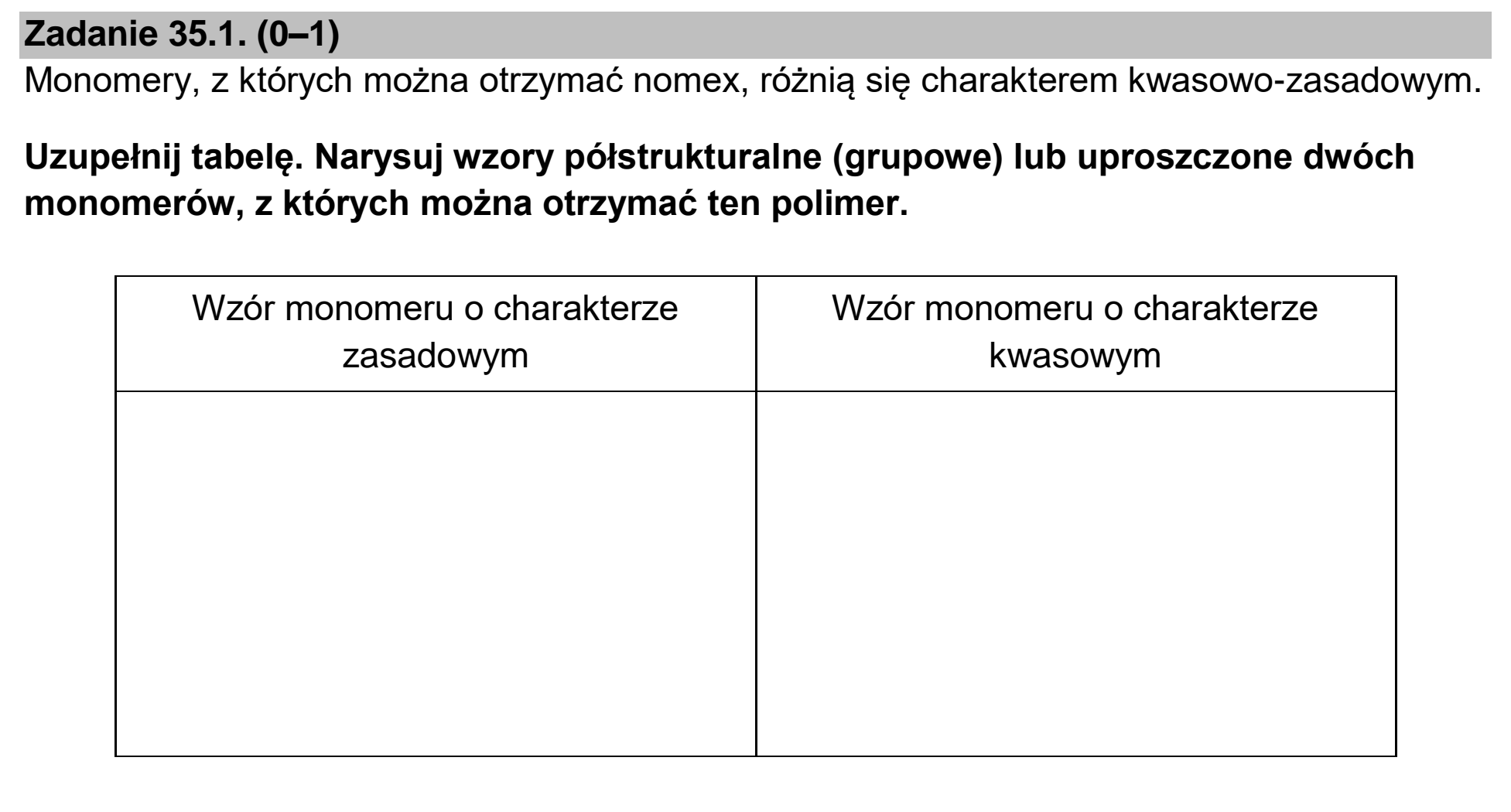 Matura dodatkowa, czerwiec 2023, zadanie 35.1