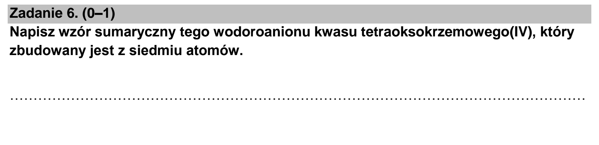 Matura dodatkowa, czerwiec 2023, zadanie 6